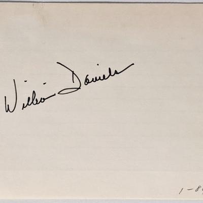 St Elsewhere William Daniels autograph