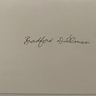 Bradford Dillman original signature
