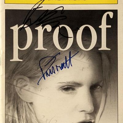 Playbill signed by David Auburn, Patrick Tomato and 1 other 