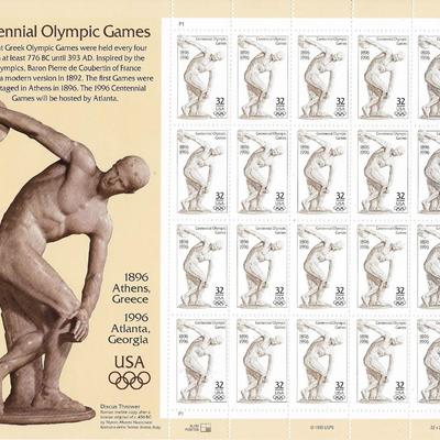 Centennial Olympic Games Stamps