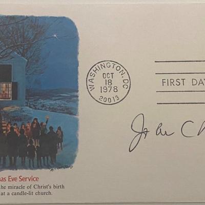Cosmologist John C. Mather signed 1978 first day cover