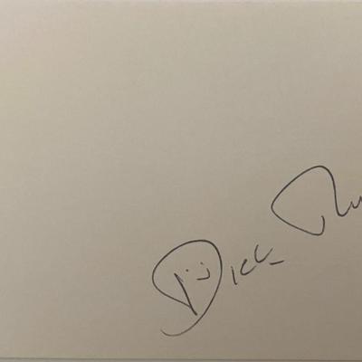 Recipient of Purple Heart Medal Dick Rutan original signature