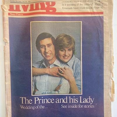 Chicago Living Sun-Times Original 1981 Vintage Newspaper