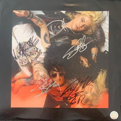 Guns N Roses signed insert poster