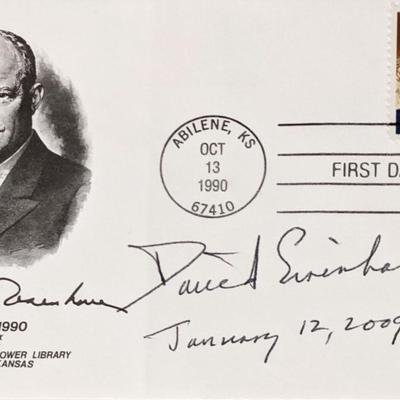 David Eisenhower signed First Day Cover