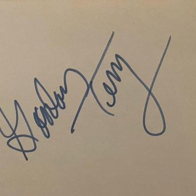 Gordon Terry original signature 