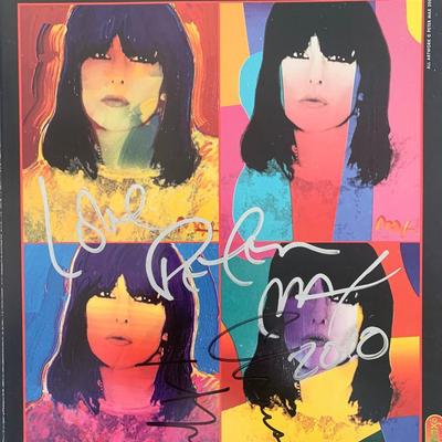 Peta 21st Anniversary & Awards Party Peter Max and Chrissie Hynde signed program