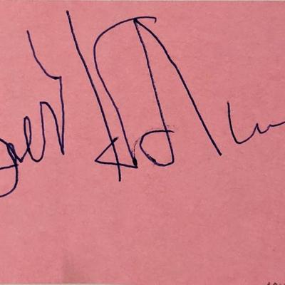 Stalag 17  William Holden autograph.