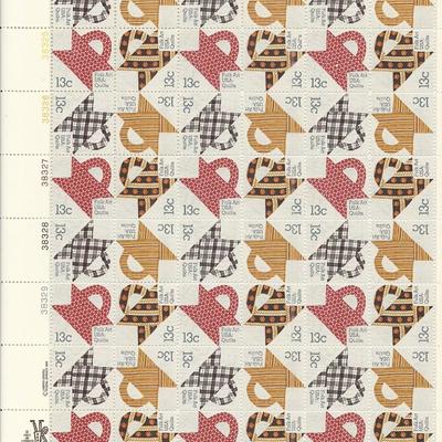 Folk Art USA Quilts Stamps