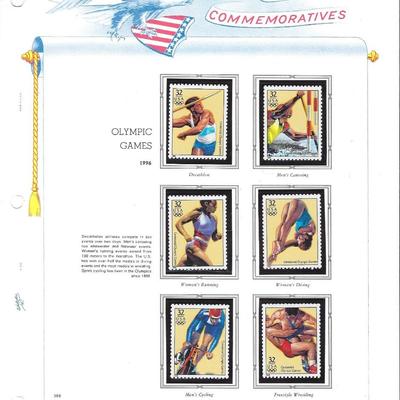Olympic Games 1996 Commemorative Stamp Sheet