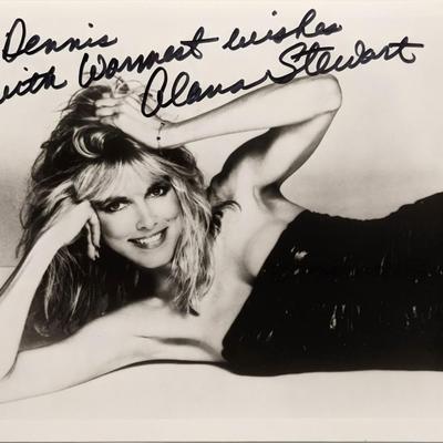 Alana Steward signed photo