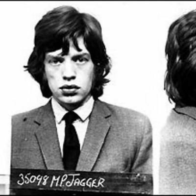 Mick Jagger Mugshot reprint