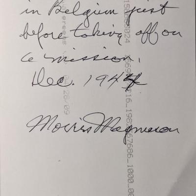 WWII Morris Magnuson Signed Photo