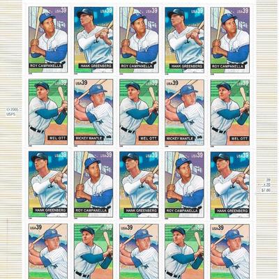 Baseball Sluggers Stamps