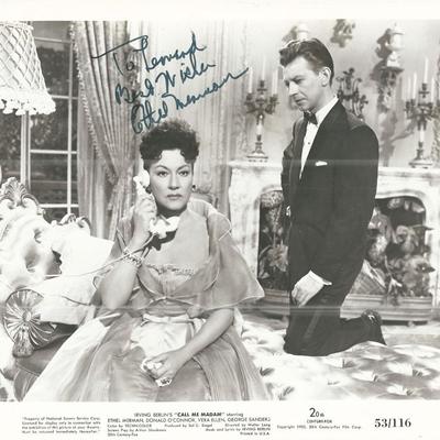 Call Me Madam Ethel Merman
Signed Movie Photo