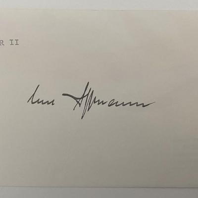 WW2 USMC Carl Hoffman signed envelope