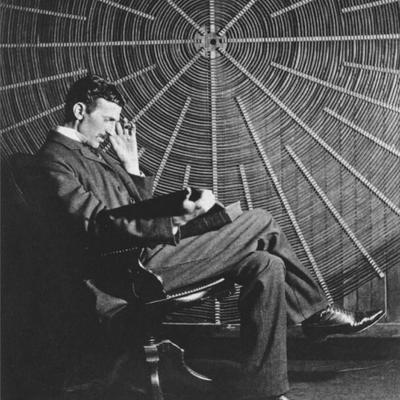Nikola Tesla reprint photo