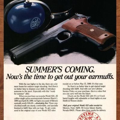 Smith & Wesson Summer's Coming  Reprint Gun Ad