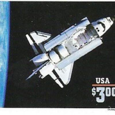 Challenger Shuttle Single Stamp