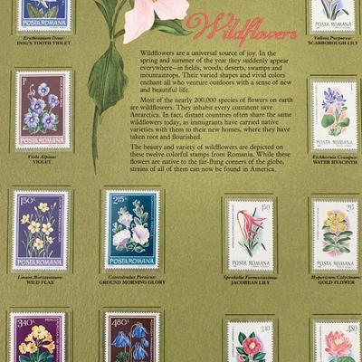 Wildflowers Stamp Set 