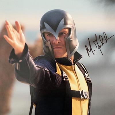 Michael Fassbender Signed X-Men Photo