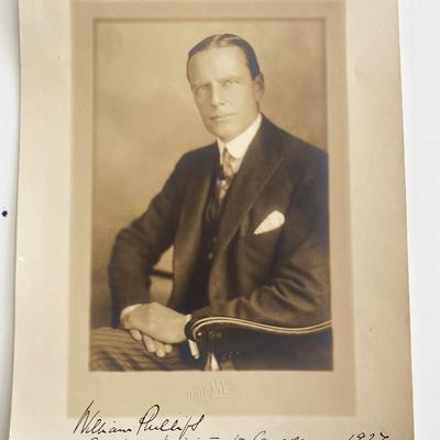 William Phillips 1927 signed photo
