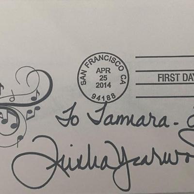 Trisha Yearwood signed first day cover