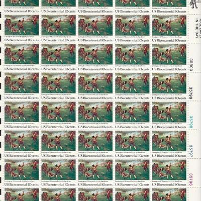 Lexington-Concord Stamps