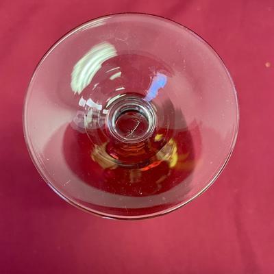 Set of 6 red wine glass