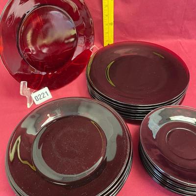 Ruby red anchor hocking