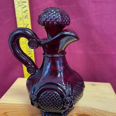 Ruby red cruet