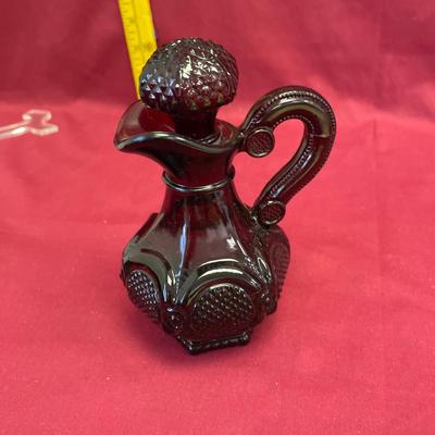 Ruby red cruet