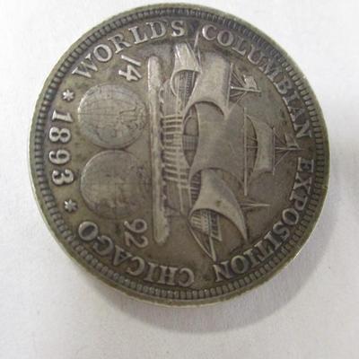 1893 Columbian Exposition Silver U.S. Commemorative Half Dollar