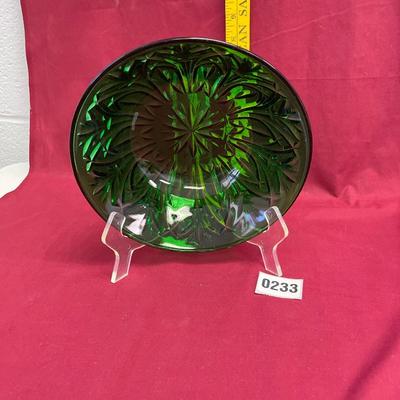 Vintage Anchor Hocking forest green