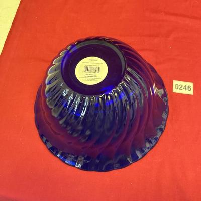 Kmart cobalt blue large bowl