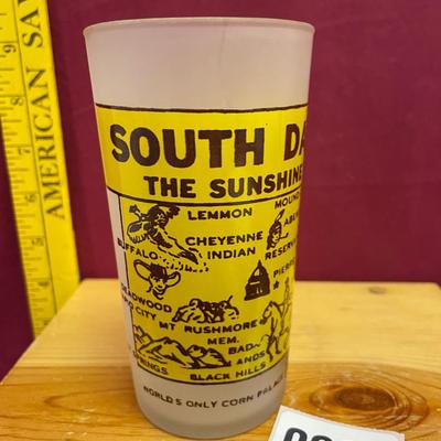 South Dakota-Hazel Atlas souvenir frosted state mug