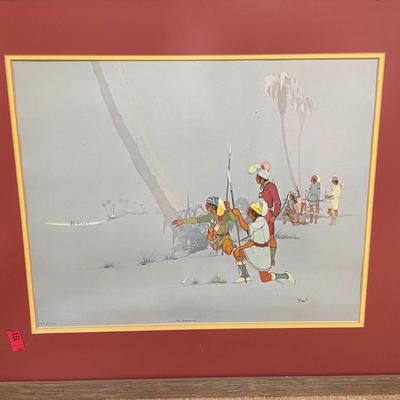 Framed art - "The Intruders" 