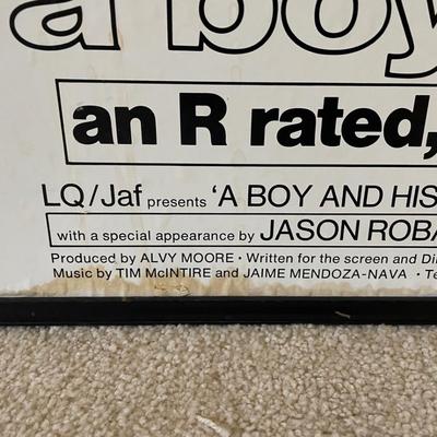 A boy and his dog movie poster
