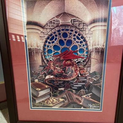 Framed art piece