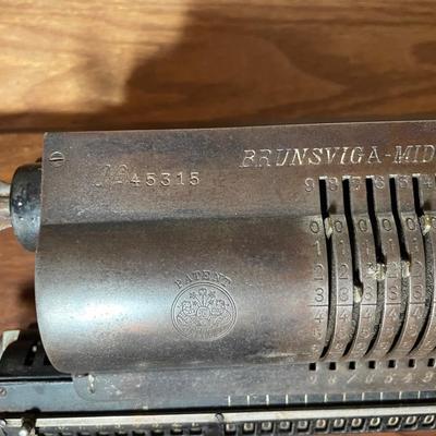Antique Brunsviga Midget Calculator