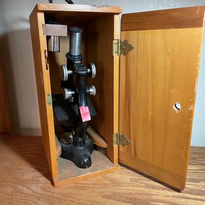 Vintage microscope