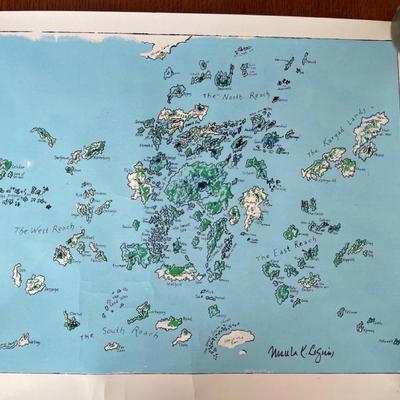 Map of Earthsea - signed