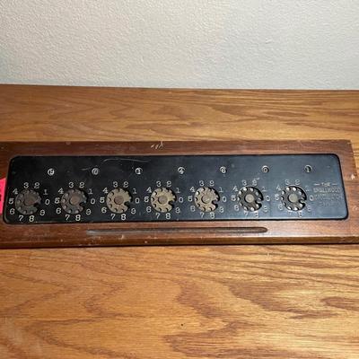 Antique Smallwood calculator