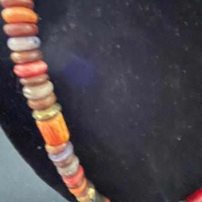 MULTI COLORED BEADED NECKLACE