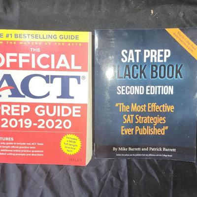 ACT & SAT prep books