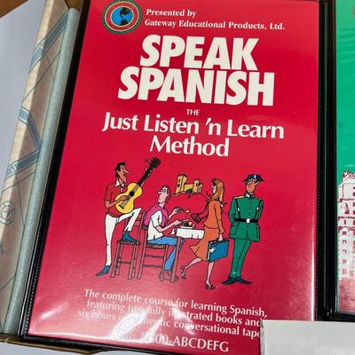 Hooked on Phonics How to Speak Spanish Language Tapes