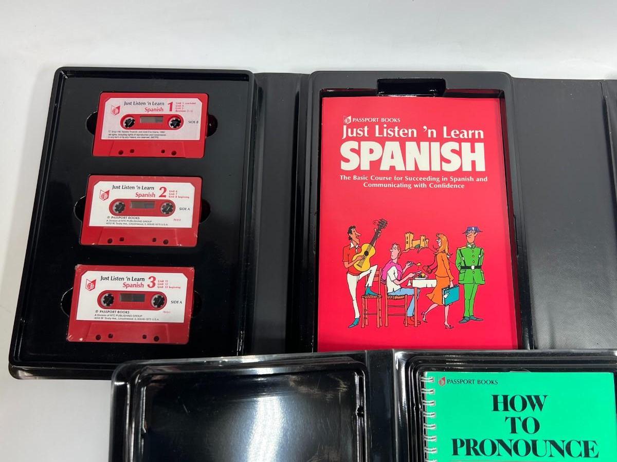 Hooked on Phonics How to Speak Spanish Language Tapes