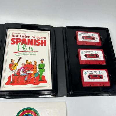 Hooked on Phonics How to Speak Spanish Language Tapes