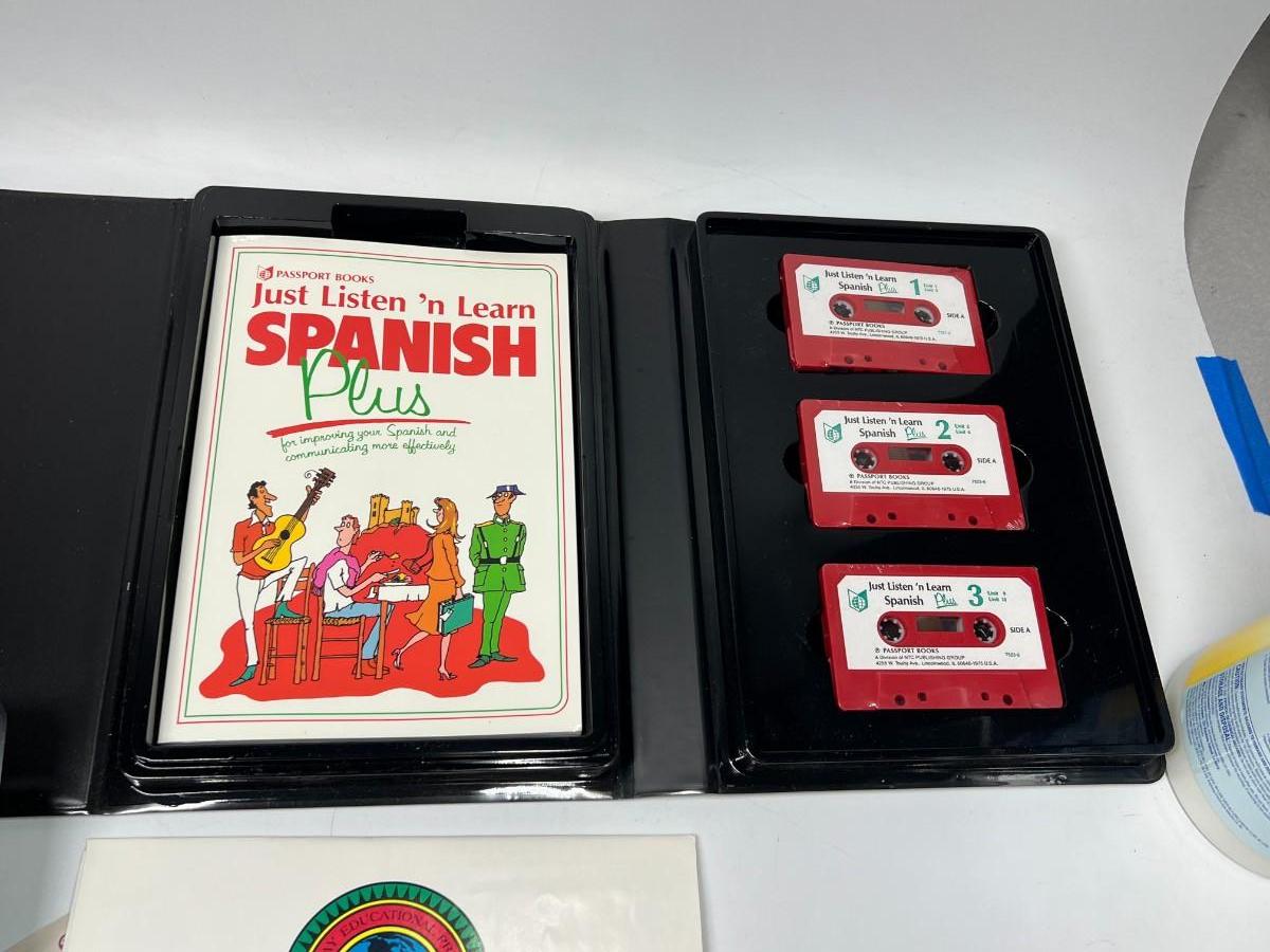 Hooked on Phonics How to Speak Spanish Language Tapes