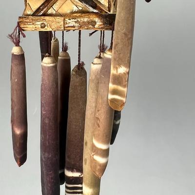 Vintage Wood Bamboo Hanging Wind Chime